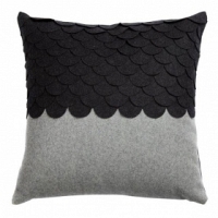 Подушка c узором Marbella Dark Gray 2 DG Home Pillows