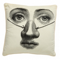 Подушка с принтом Faces Piero Fornasetti Seven DG Home Pillows