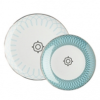 Комплект тарелок Turquoise Veil DG Home Tableware