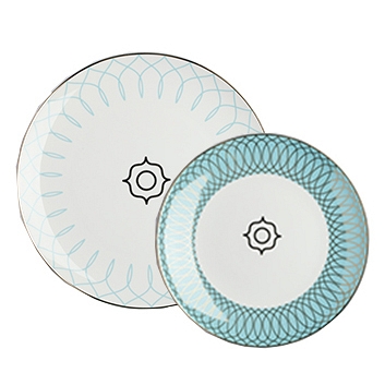 Комплект тарелок Turquoise Veil DG Home Tableware DG-DW-323