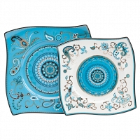 Комплект тарелок Artblanc Blue DG Home Tableware Yalong