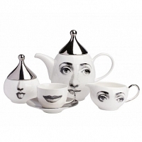 Чайный сервиз Silver Faces на 4 персоны (11 предметов) DG Home Tableware