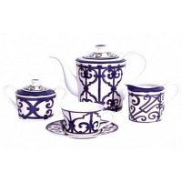 Чайный сервиз Violet Dreams на 4 персоны (11 предметов) DG Home Tableware
