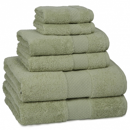 Полотенце банное Kassatex Elegance Towels Thyme ELG-109-TH