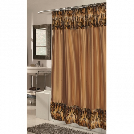 Шторка Carnation Home Fashions Shower Curtains Panthera-Tiger Fur FFSC-PAN/02