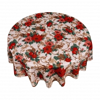 Кухонная скатерть 152х213 см Carnation Home Fashions Tablecloths Christmas Floral